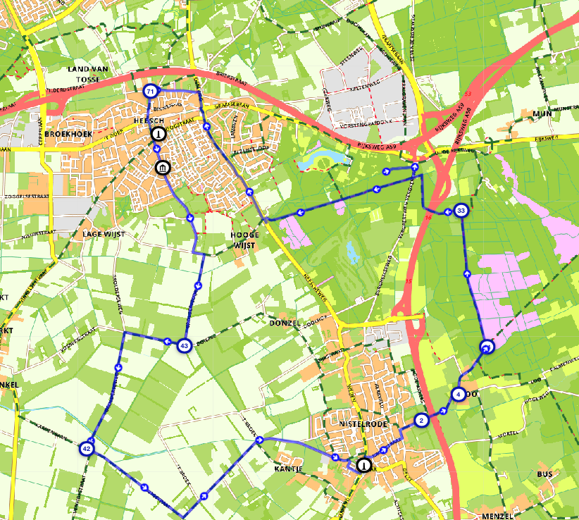 Musea en monumenten Bernheze Fietsroute Noord Brabant