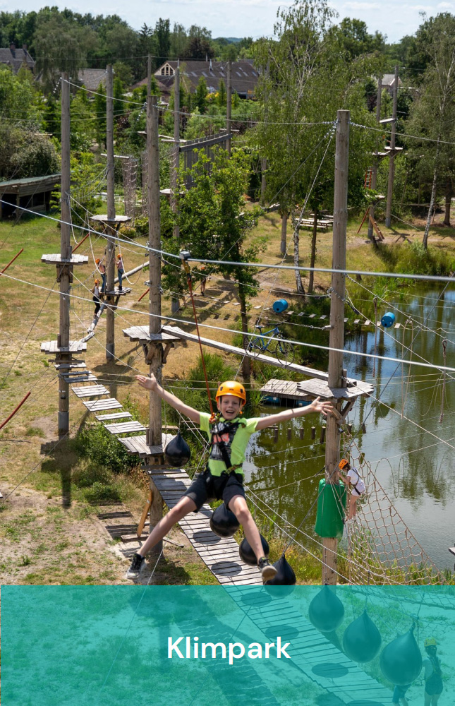 Klimpark bij Vakantiepark Zevenbergen