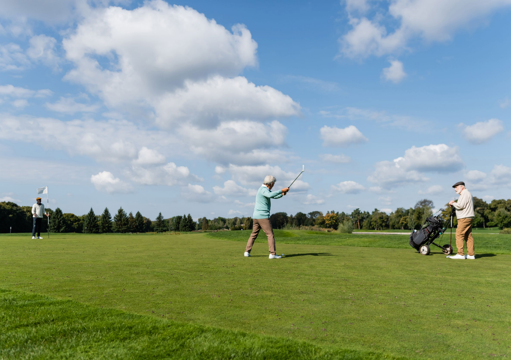 Golfbanen golfbaan golfen