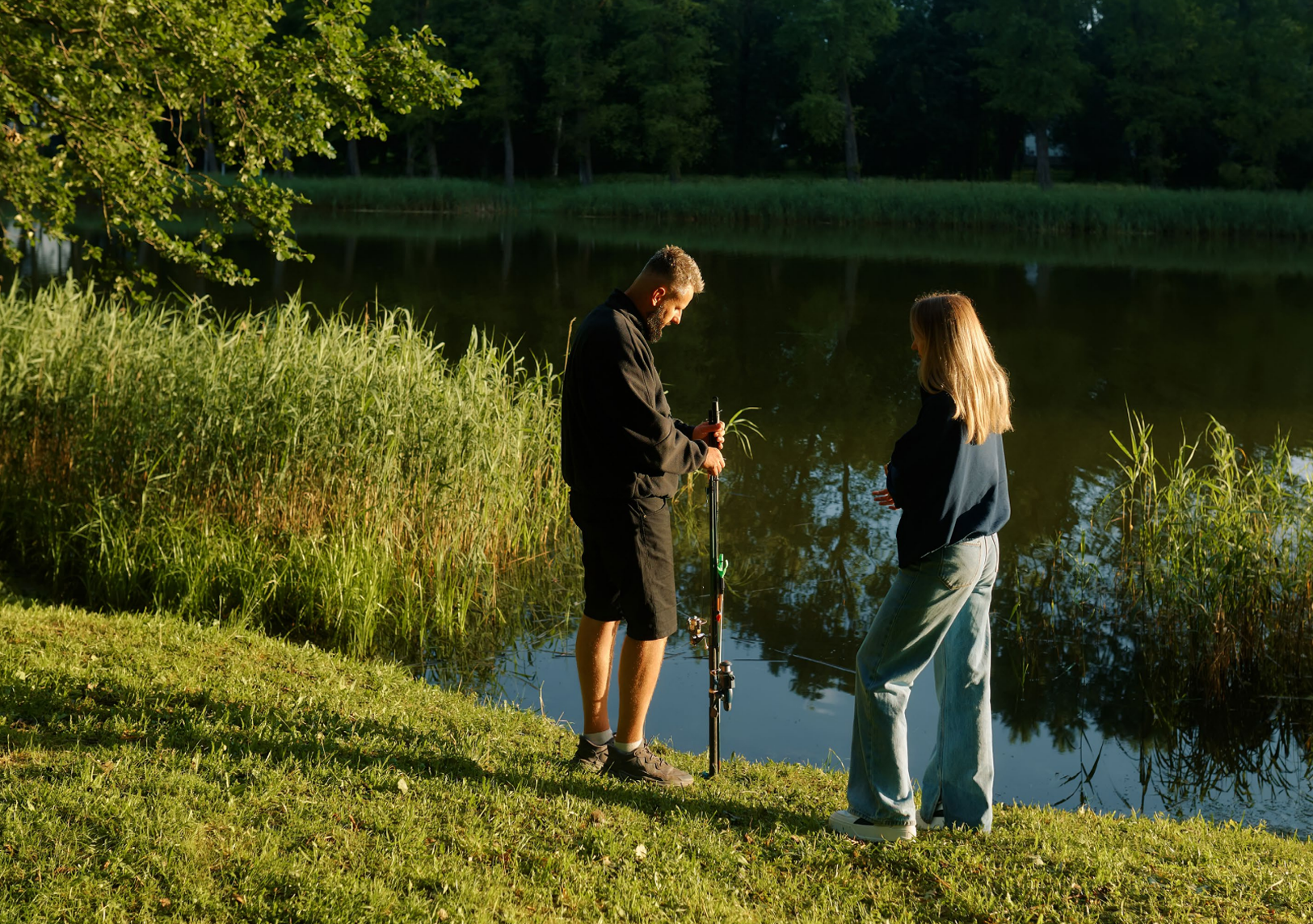 Vissen vis vangen hengel